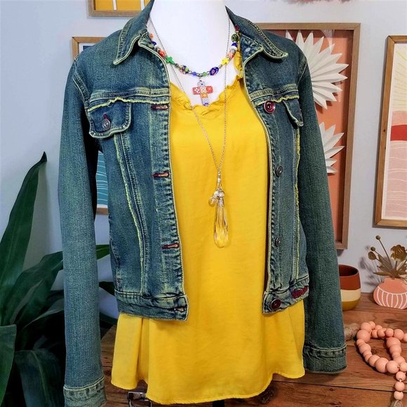 LC Lauren Conrad Tops - Lauren Conrad, Top, Blouse. Sleeveless. Mustard Yellow. Size Large. NWT.